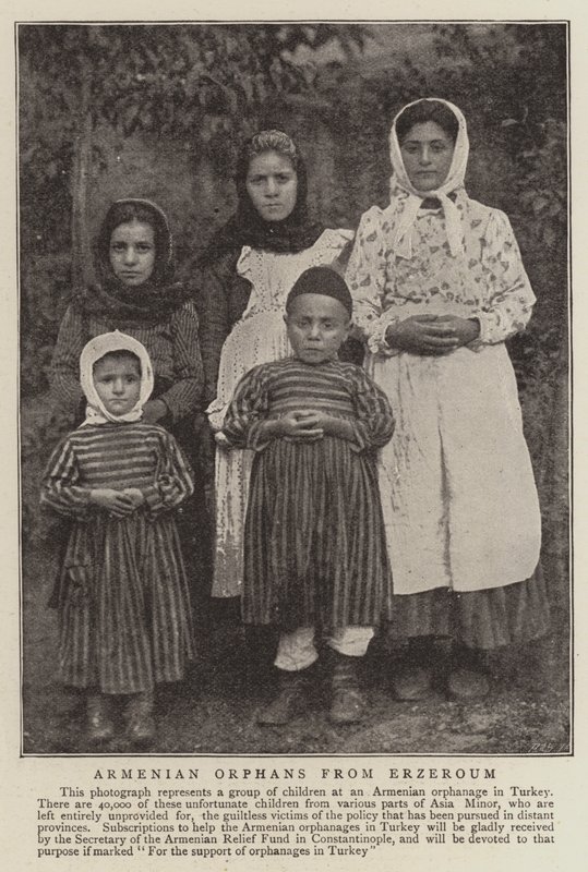 Orfani armeni di Erzeroum da English Photographer