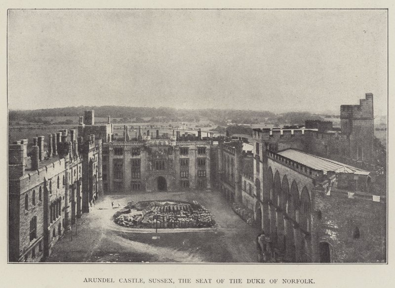 Castello di Arundel, Sussex, la residenza del Duca di Norfolk da English Photographer