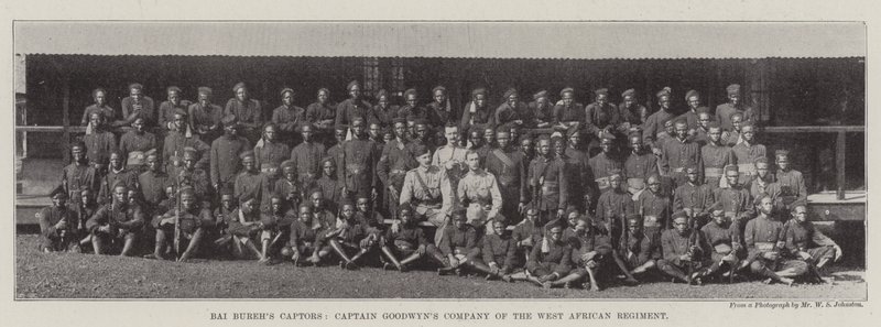 I catturatori di Bai Bureh, la compagnia del capitano Goodwyn del reggimento dell