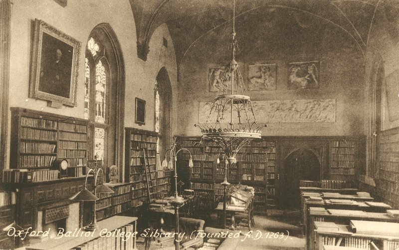Biblioteca del Balliol College, Oxford da English Photographer