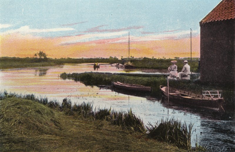 Staithe di Barton da English Photographer