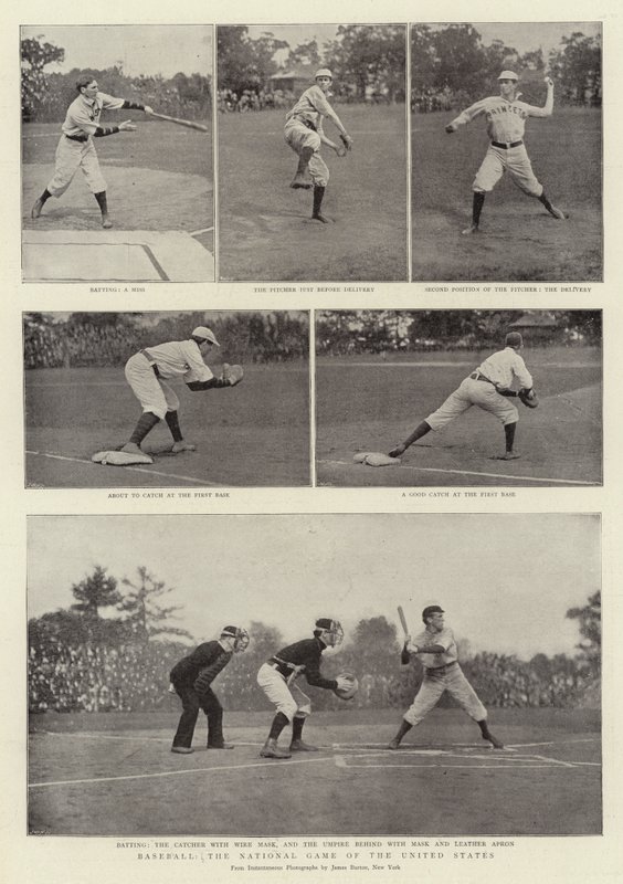 Baseball, il gioco nazionale degli Stati Uniti da English Photographer