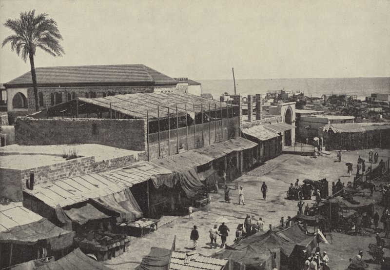 Bazar di Joppa, la Città di Simone, il conciatore da English Photographer