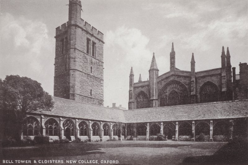 Campanile e Chiostri, New College, Oxford da English Photographer