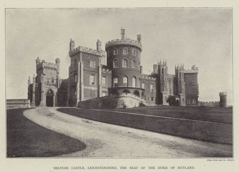 Castello di Belvoir, Leicestershire, la Residenza del Duca di Rutland da English Photographer