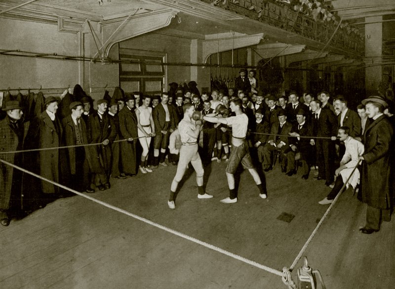 Boxe al Regent Street Polytechnic da English Photographer