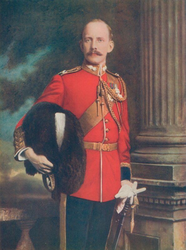 Brevet-Major Lord E. H. Cecil. Capo Ufficiale di Stato Maggiore a Mafeking durante l