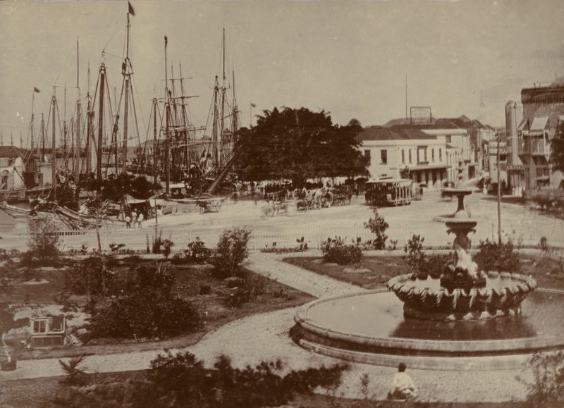 Porto di Bridgetown, circa 1900 da English Photographer