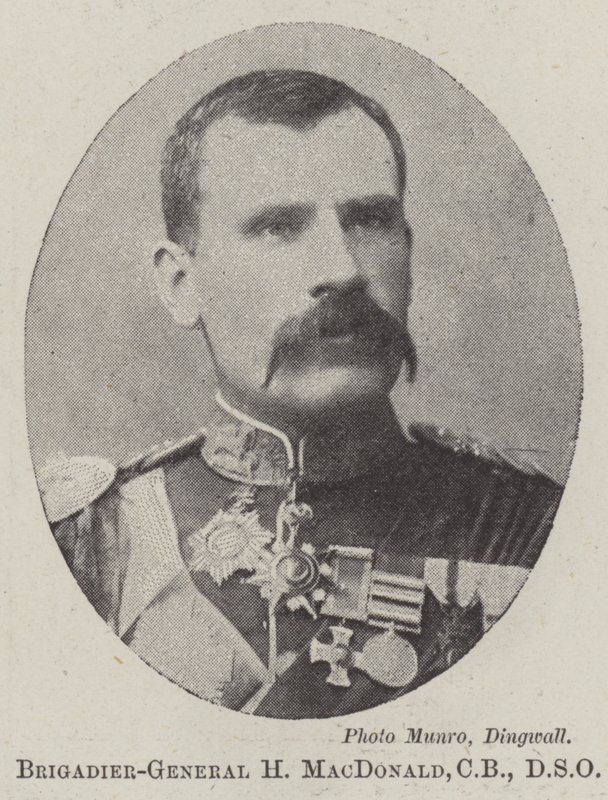 Brigadiere Generale H MacDonald, CB, DSO da English Photographer