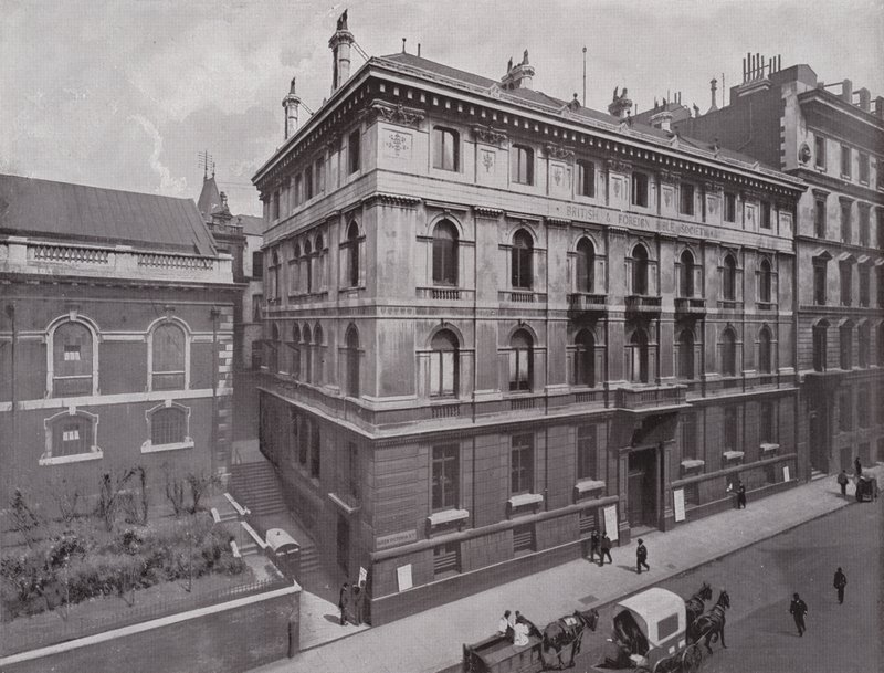Casa della Società Biblica Britannica e Straniera, Queen Victoria Street da English Photographer