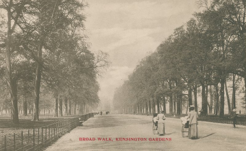 Broad Walk, Kensington Gardens da English Photographer