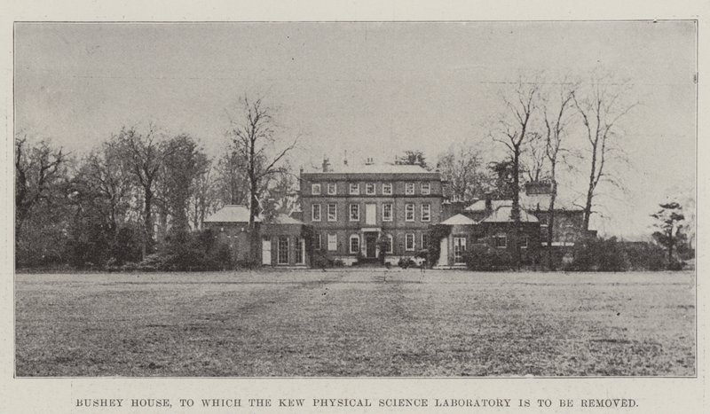 Bushey House, alla quale il laboratorio di scienze fisiche di Kew sarà distrutto da English Photographer