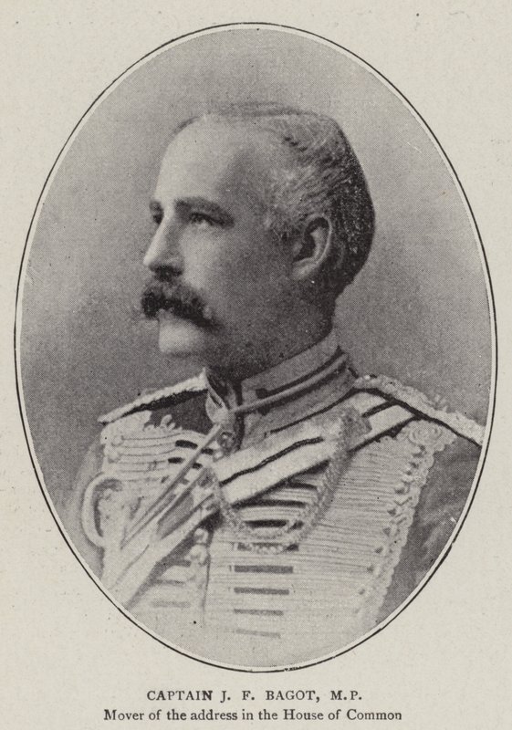 Capitano J F Bagot, MP da English Photographer