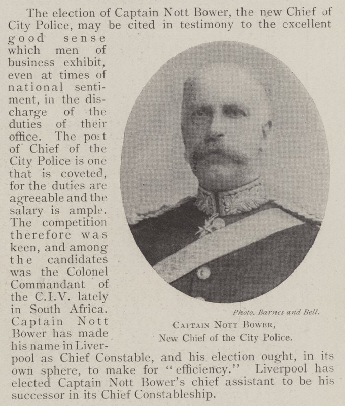 Capitano Nott Bower, Nuovo Capo della Polizia della Città da English Photographer