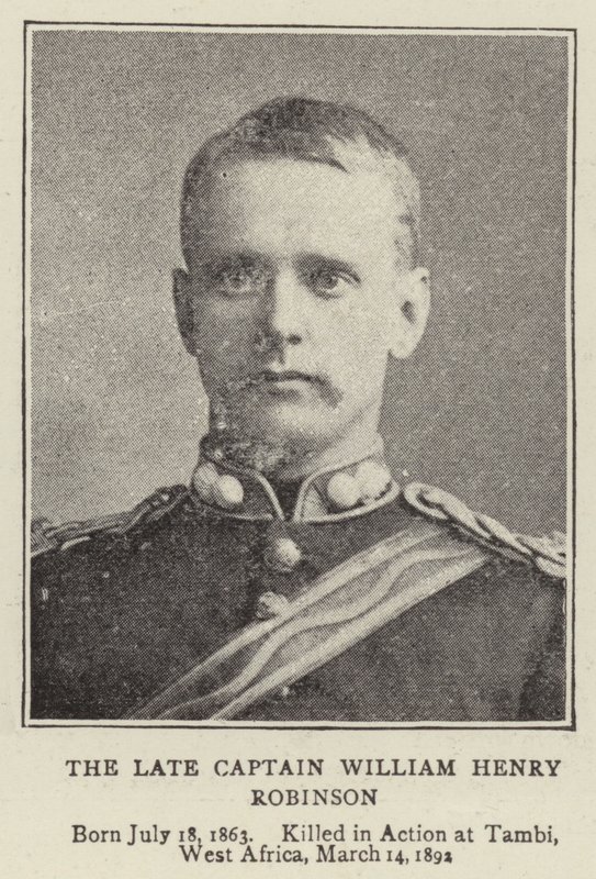 Capitano William Henry Robinson da English Photographer
