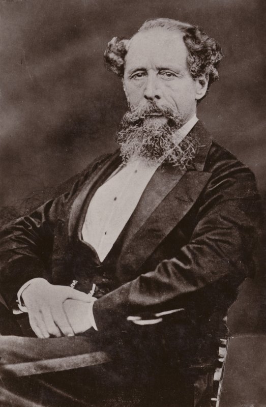 Charles Dickens (1812-1870), romanziere inglese da English Photographer