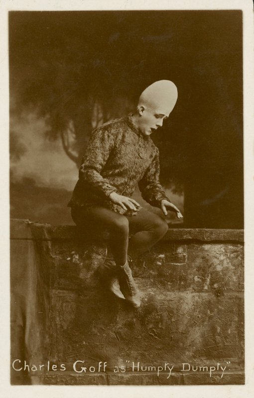 Charles Goff come Humpty Dumpty da English Photographer