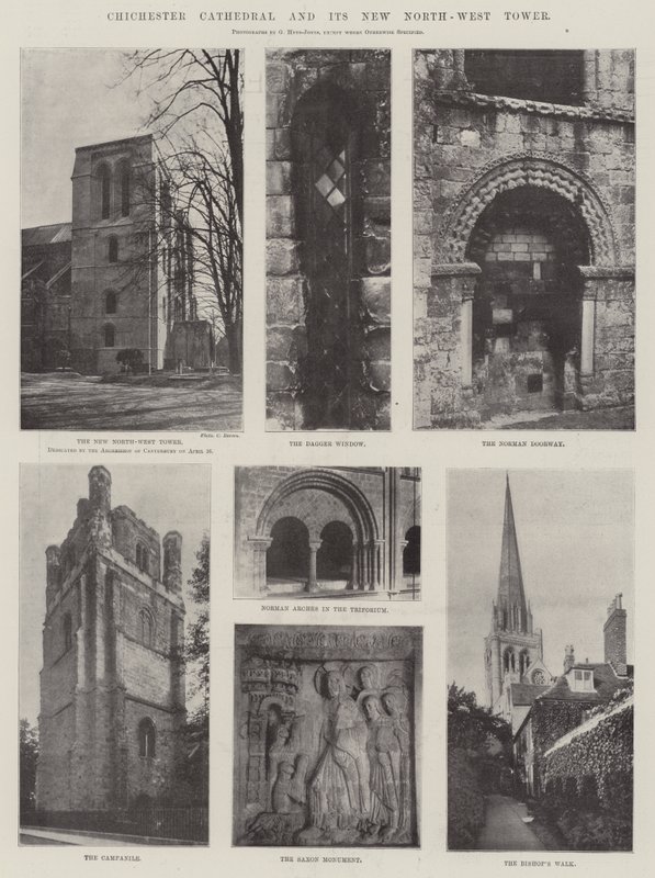 Cattedrale di Chichester e la sua nuova torre nord-ovest da English Photographer