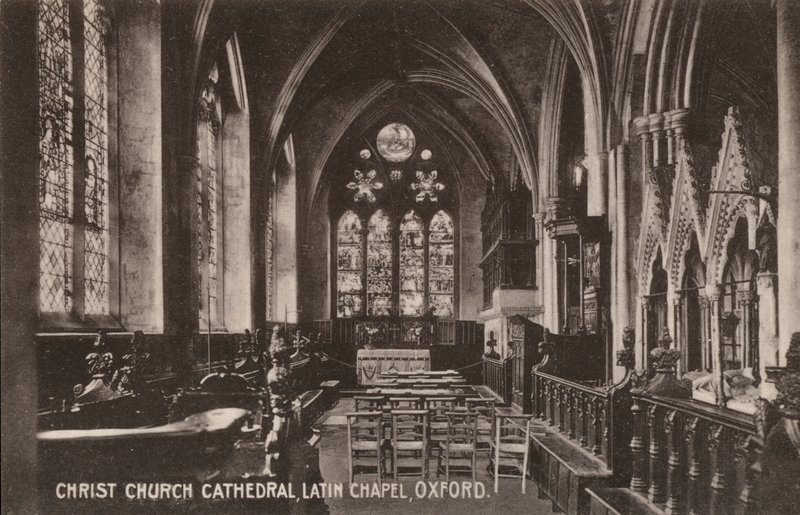 Cattedrale di Christ Church, Cappella Latina, Oxford da English Photographer