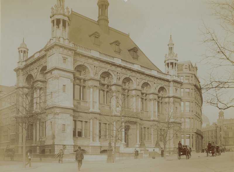 City of London School, Embankment del Tamigi da English Photographer