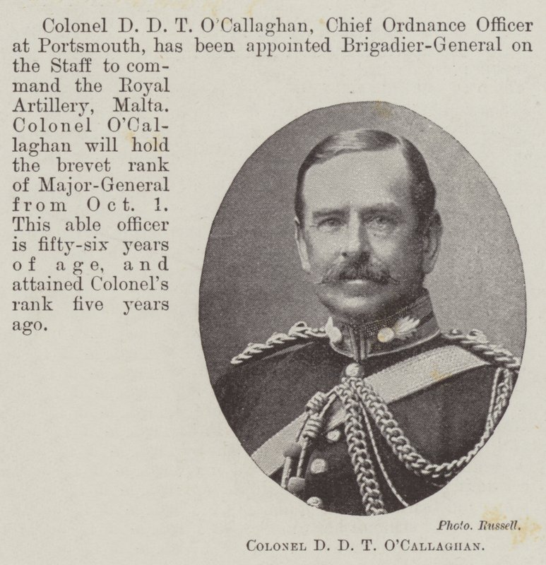 Colonnello D D T OCallaghan da English Photographer