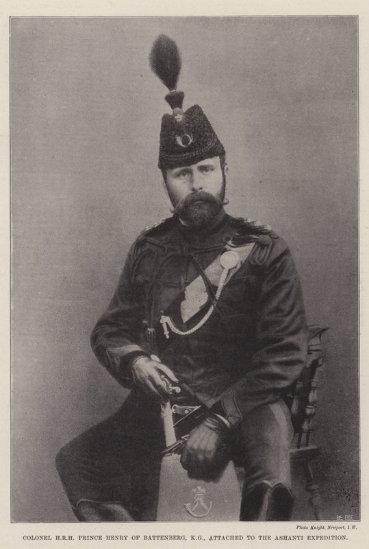 Colonnello HRH Principe Henry di Battenberg, KG, Assegnato alla Spedizione Ashanti da English Photographer