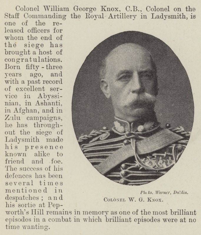Colonnello W G Knox da English Photographer