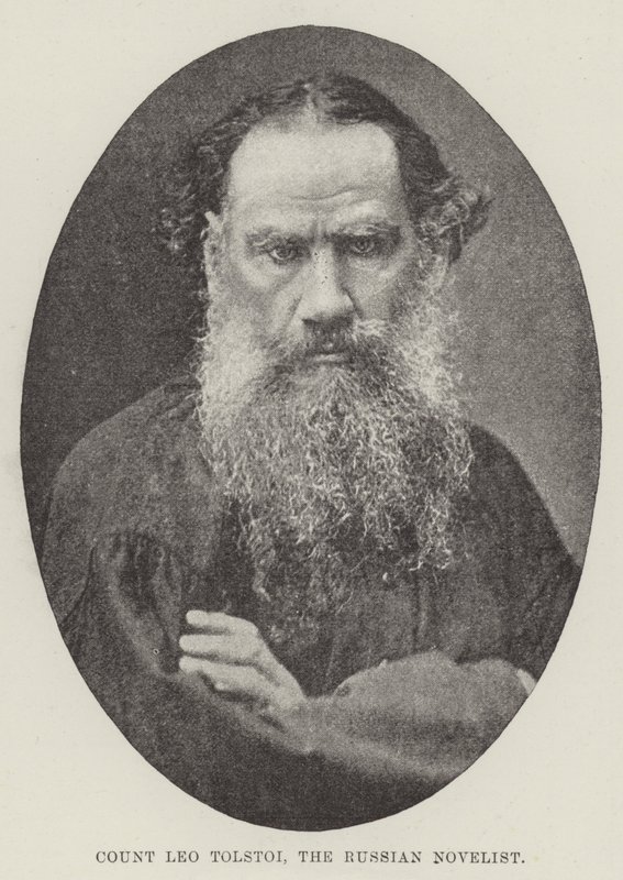 Conte Lev Tolstoj, il romanziere russo da English Photographer