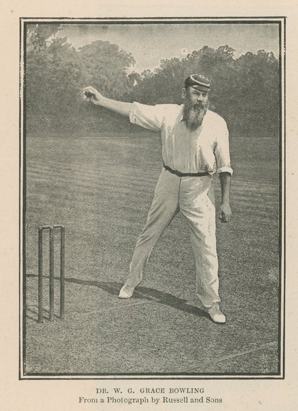 Cricketer Dr W G Grace da English Photographer