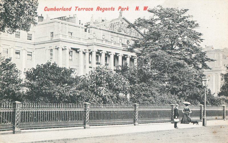 Cumberland Terrace a Regents Park da English Photographer