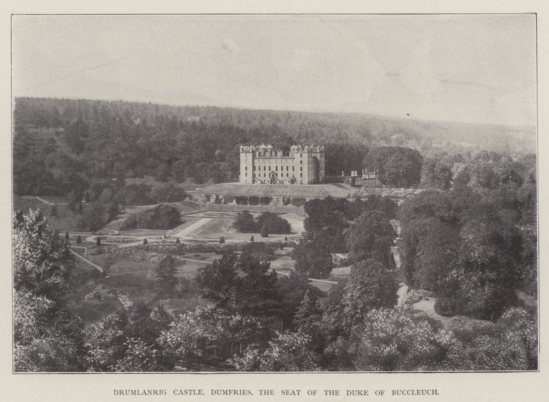 Castello di Drumlanrig, Dumfries, la Residenza del Duca di Buccleuch da English Photographer