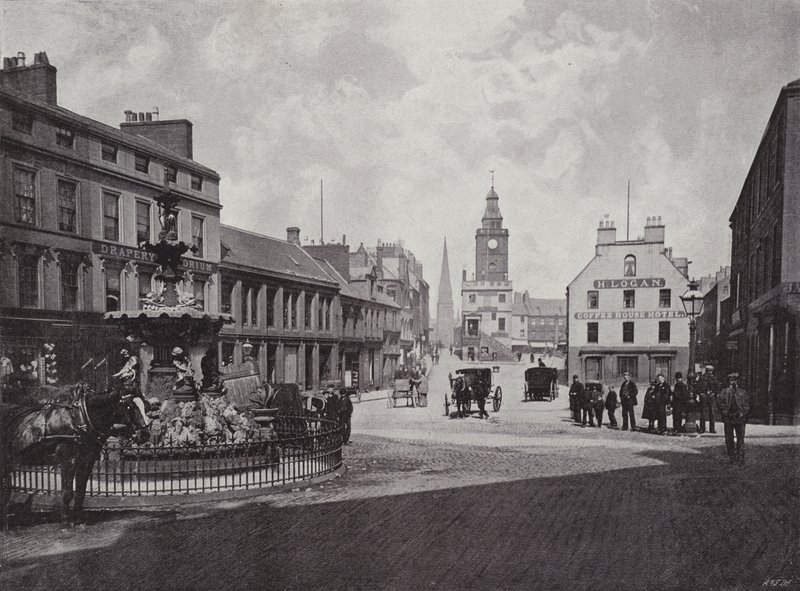 Dumfries, High Street da English Photographer