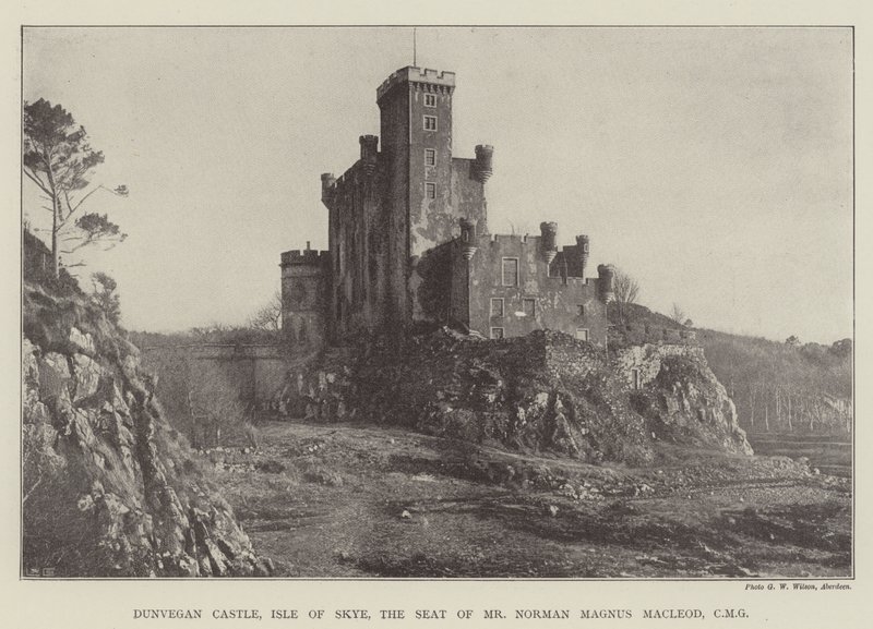 Castello di Dunvegan, Isola di Skye, la Residenza di Mr Norman Magnus Macleod, CMG da English Photographer