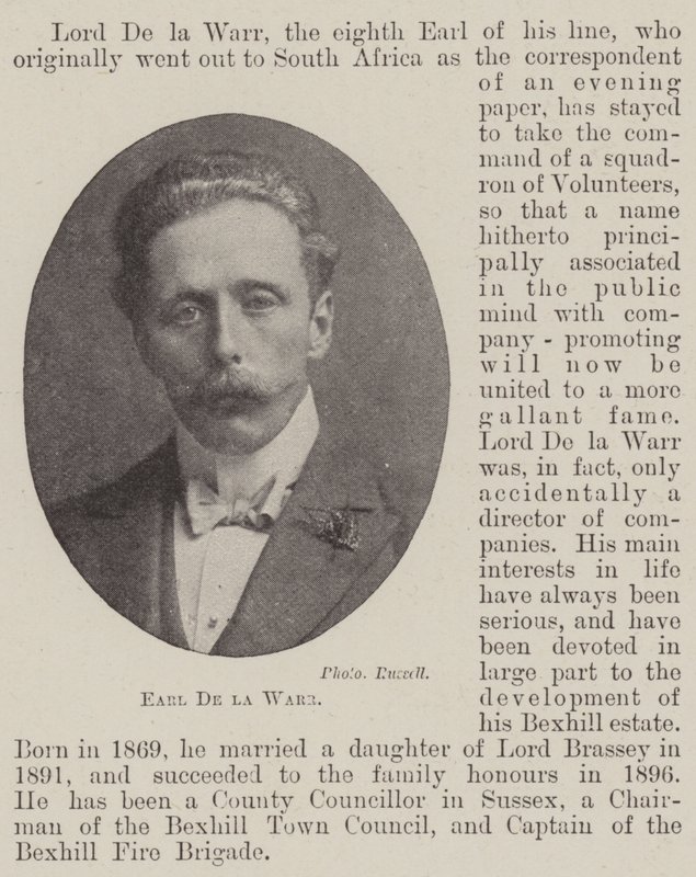 Conte De la Warr da English Photographer