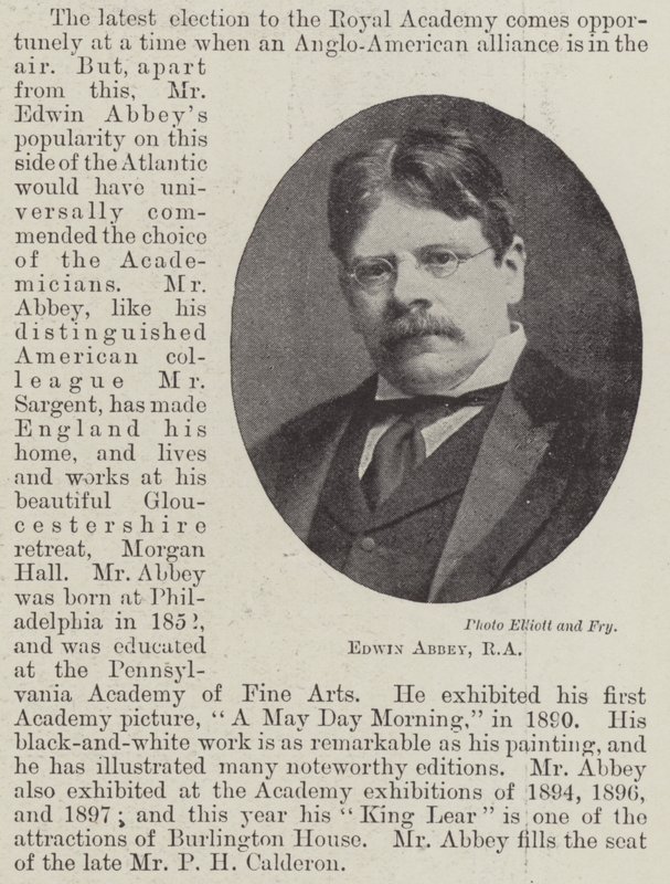 Edwin Abbey, RA da English Photographer