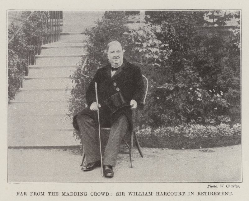 Lontano dalla folla impazzita, Sir William Harcourt in pensione da English Photographer