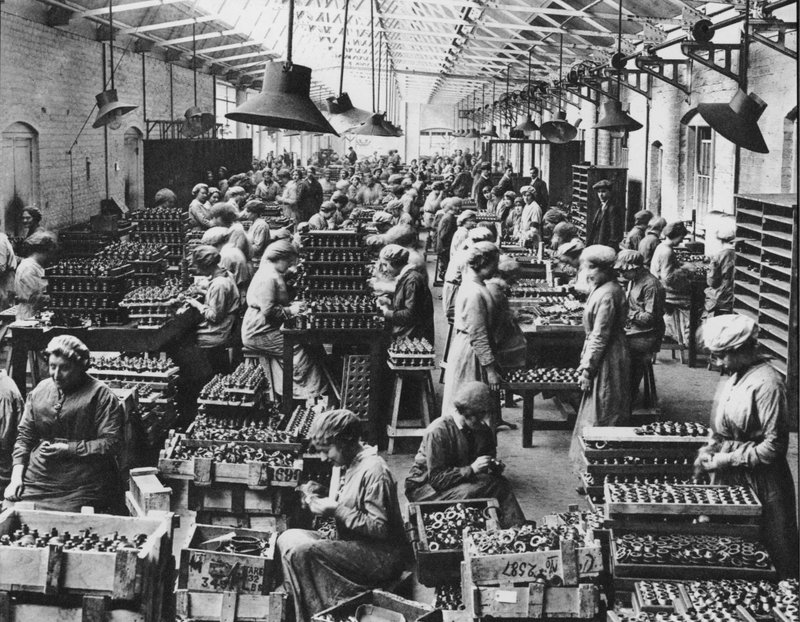 Donne lavoratrici di guerra, Prima Guerra Mondiale da English Photographer