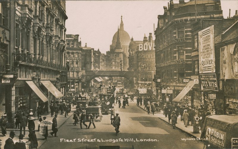Fleet Street e Ludgate Hill, Londra da English Photographer