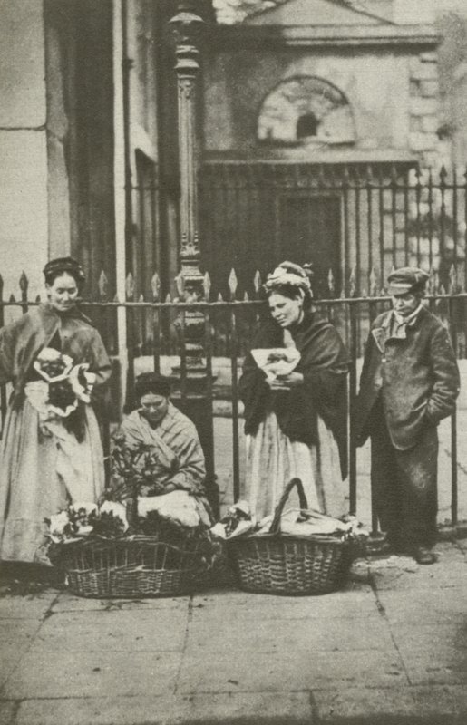 Venditori di fiori, Covent Garden, Londra da English Photographer