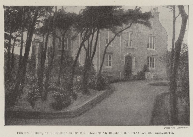Forest House, la Residenza di Mr Gladstone durante il suo Soggiorno a Bournemouth da English Photographer