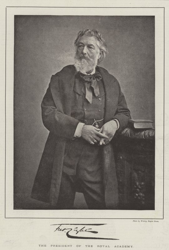 Frederic Leighton, il presidente della Royal Academy da English Photographer