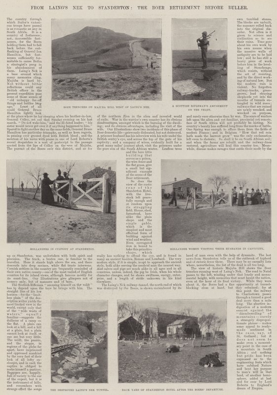 Da Laings Nek a Standerton, la ritirata boera davanti a Buller da English Photographer