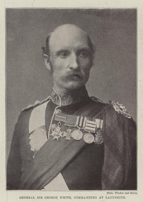 Generale Sir George White, comandante a Ladysmith da English Photographer
