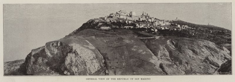 Veduta generale della Repubblica di San Marino da English Photographer