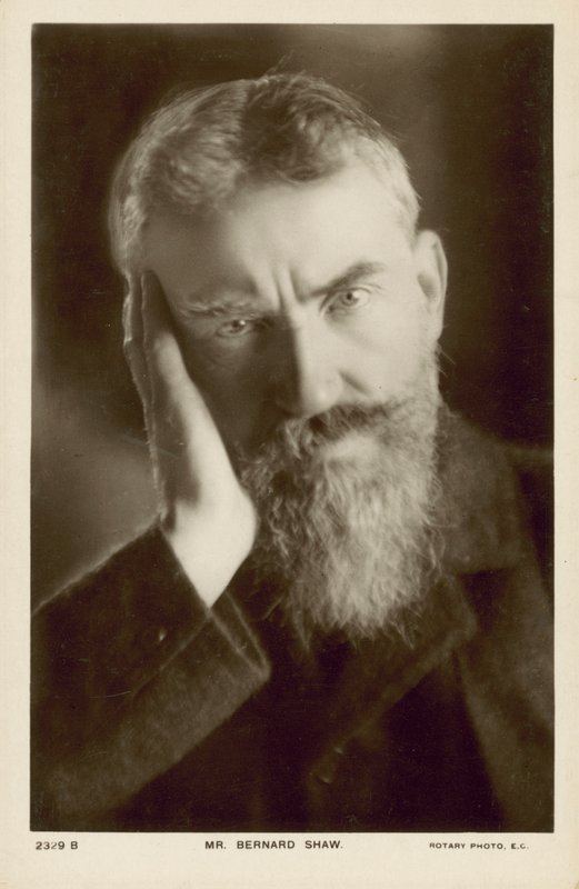 George Bernard Shaw, drammaturgo irlandese da English Photographer