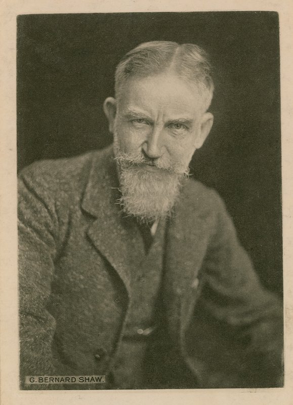 George Bernard Shaw, fotografia da English Photographer
