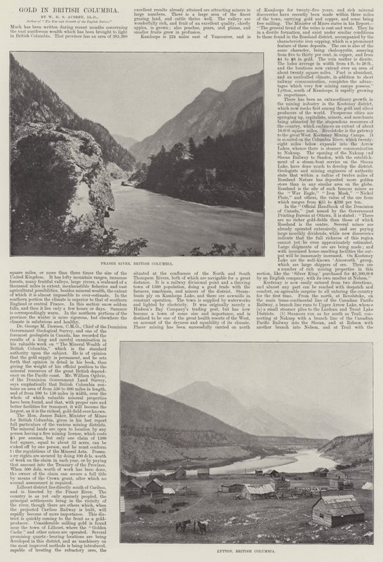 Oro in Columbia Britannica da English Photographer