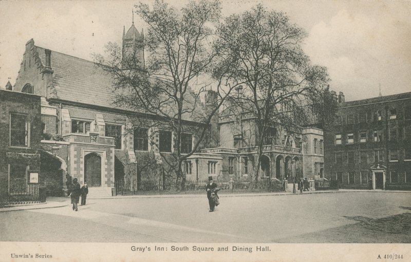 Grays Inn, South Square e Sala da Pranzo, Londra da English Photographer