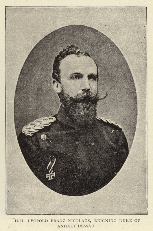 H H Leopoldo Franz Nicolaus, Duca regnante di Anhalt-Dessau da English Photographer