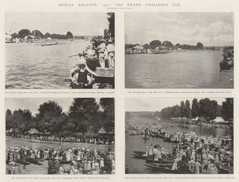 Regata di Henley, 1901, la Grand Challenge Cup da English Photographer
